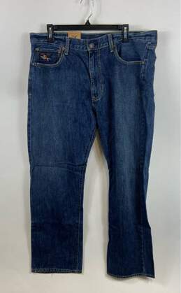 NWT The American Living Mens Blue Mid Wash Straight Leg Denim Jeans Size 36/30
