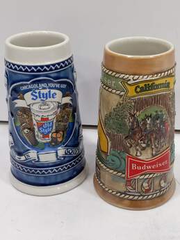 Pair of Collectible Beer Steins