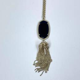 Designer Kendra Scott Gold-Tone Link Chain Rayne Pendant Necklace alternative image