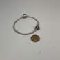 Designer Pandora 925 ALE Sterling Silver Chain Rhinestone Charm Bracelet image number 3