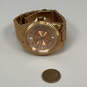 Designer Juicy Couture Gold-Tone Round Dial Rhinestone Analog Wristwatch image number 3