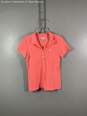 Aéropostale Womens Coral Pink Short Sleeve Collared Golf Polo Shirt Size Medium image number 1