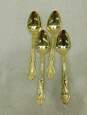 Reed & Barton Select Stainless Baroque Gold Flatware Set of 24 image number 4