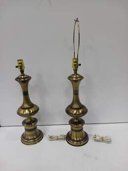Pair Of Brass Table Lamps alternative image