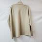 Adidas Women's Beige 1/4 Zip Knit Pullover Golf Sweatshirt Size XL image number 2