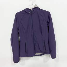 Eddie Bauer Women's Purple Full Zip Hooded Jacket Size S