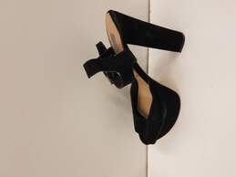 Women's Steve Madden Jillyy Suede Platform Heels, Black, Size 9 alternative image