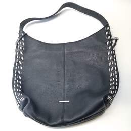 Rebecca Minkoff Leather Stitch Shoulder Bag Black