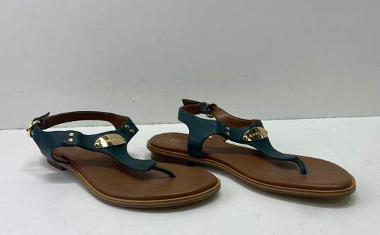 Michael Kors Green Thong Sandal Women 7.5 image number 3