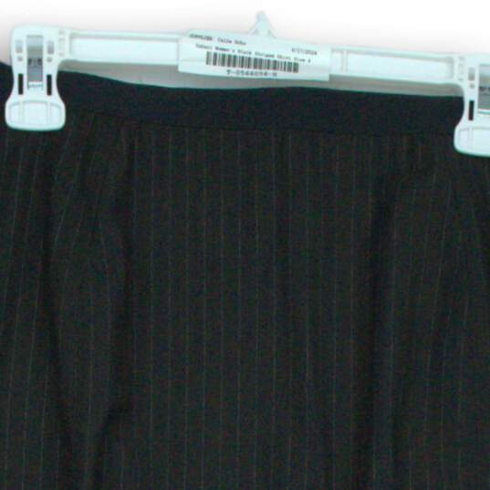 Tahari Womens Black Striped Skirt Size 4 image number 3