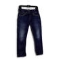 Womens Blue Denim Medium Wash Pockets Stretch Straight Leg Jeans Size W26 image number 1