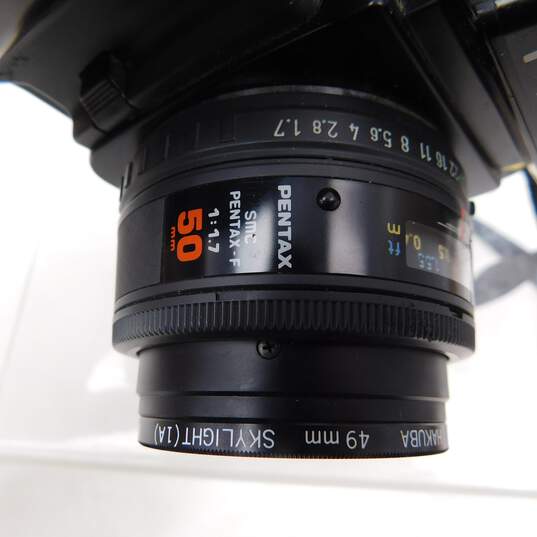 Pentax SF1 SLR 35mm Film Camera W/ 50mm & Sigma 70-300mm DL Macro Super Lenses image number 4