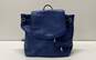 Kate Spade Blue Leather Drawstring Small Backpack Bag image number 1