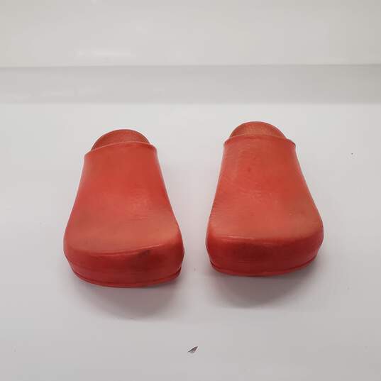 Birkenstock Women's Super Birki Red Polyurethane Clogs Size 7 image number 2