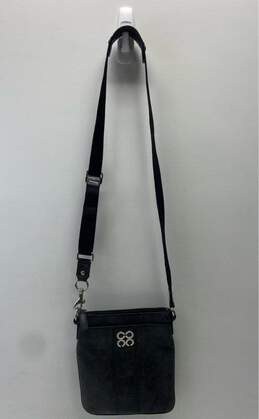 COACH 45525 Gray Julia Leather Crossbody Bag