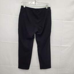 Eileen Fisher Petites WM's Black Stretch High Rise Cropped Pants Size PM alternative image
