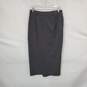 Zara Gray Pin Striped Pencil Skirt WM Size S NWT image number 2