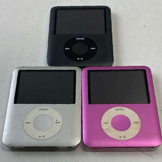 Apple iPod Nano Model-A1236 - Lot of 3 image number 1