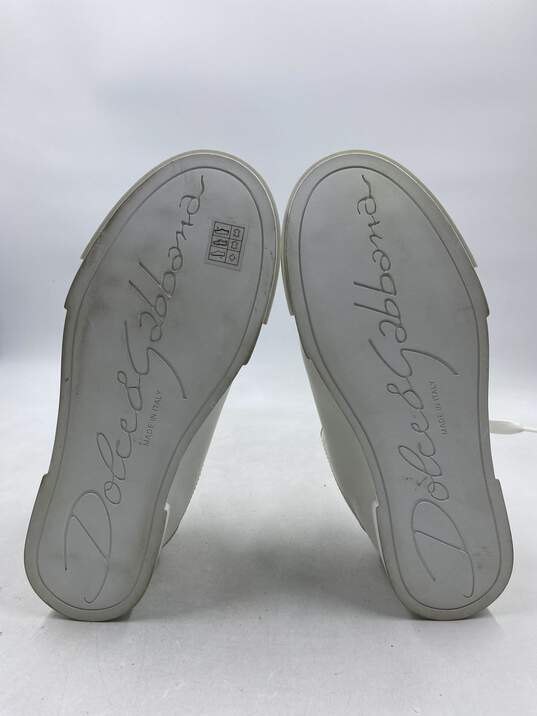 Authentic Dolce & Gabbana White Sneaker M 8 image number 7