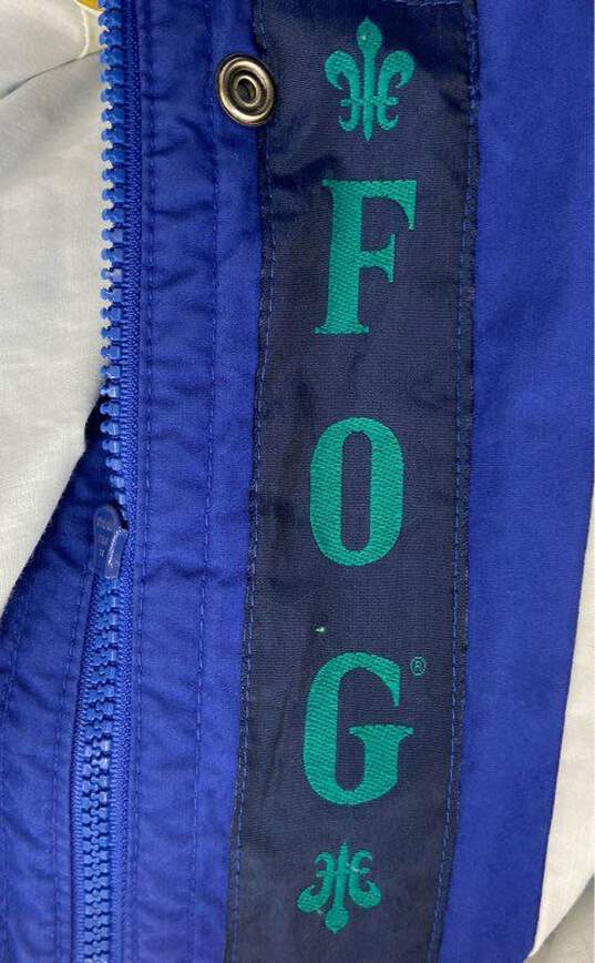 Vtg London Fog Mens Multicolor Colorblock Full Zip Windbreaker Jacket Size XL image number 6