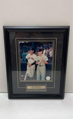 Framed & Matted 8x10 Color Photo of Ted William and Mickey Mantle alternative image