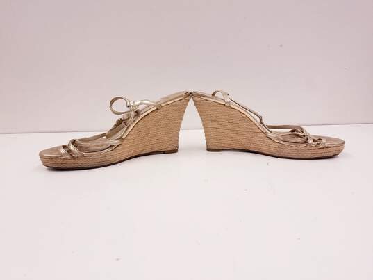Michael Kors Kami T-Strap Espadrille Wedge Sandals Women's Size 8 image number 6