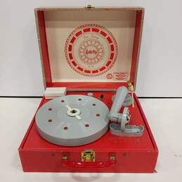 Vintage Spear Products Electric Red Phonograph Model 220