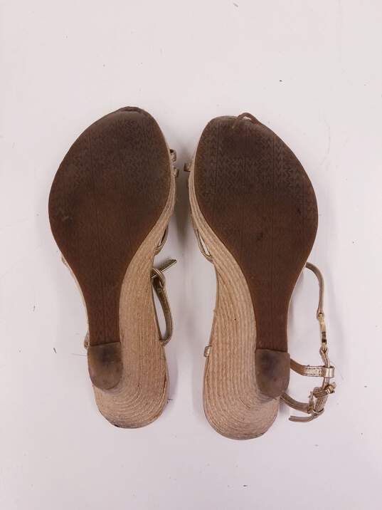 Michael Kors Kami T-Strap Espadrille Wedge Sandals Women's Size 8 image number 8