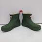 Hunter Women's Green Galosh Rain Boots Size 10 image number 2