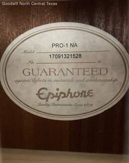 Epiphone Acoustic Guitar - Epiphone Acousitic Guitar - PRO-1 NA alternative image