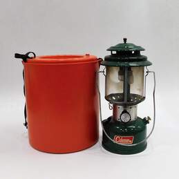 VTG Orange 1974 Single Mantle Lantern 550 Globe w/ Lantern Caddy UNTESTED