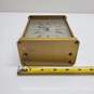 Authenticated Tiffany & Co Brass Quartz Desk Clock Untested image number 8