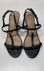 Tory Burch Leather Strappy Heels Black 7.5 image number 5
