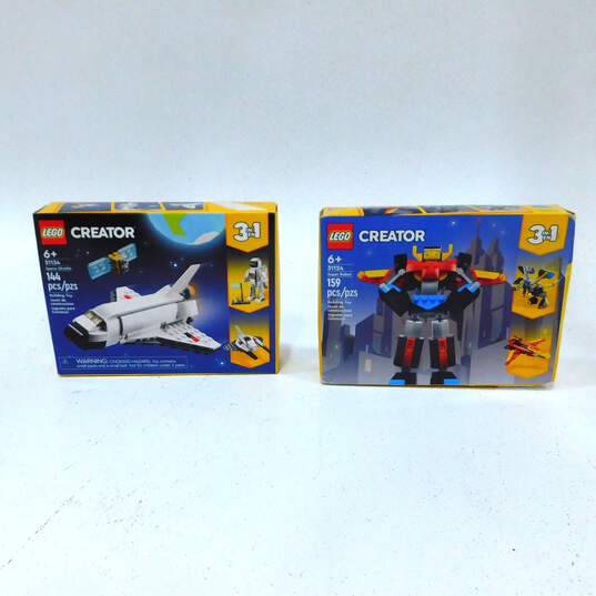 LEGO Creator Super Robot 31124 & Space Shuttle 31134 Sealed image number 1