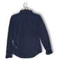 NWT J.Crew Womens Button-Up Shirt Long Sleeve Blue Floral Lace Size 6 image number 2