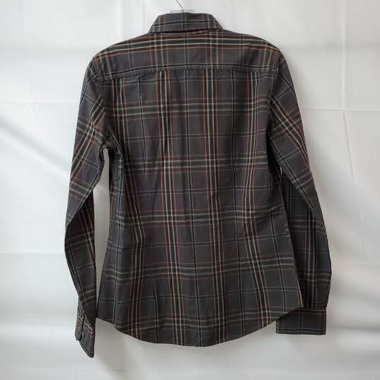 Filson Co. Women's Long Sleeve Buttoned-Up Plaid Polo Shirt Size S image number 2