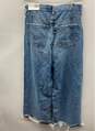 American Eagle Women's Blue Dreamy Baggy Wide Leg Drape Jeans Sz 6 Short NWT image number 4