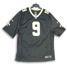 Nike Mens Black Gold New Orleans Saints Drew Brees #9 NFL Football Jersey Sz 3XL