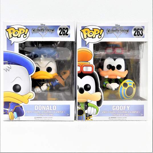 Funko Pop Disney Kingdom Hearts Figures Donald 262 Goofy 263 Kairi 332 Riku 333 image number 3