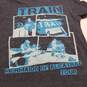 Men's Train 'Mermaids of Alcatraz Tour 2013' Grey Blue T Shirt Size Small image number 5