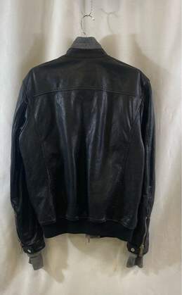 DSquared2 Men's Black Lamb Leather Jacket- Sz 50 alternative image