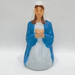 VNTG Working General Foam Plastics Lighted Nativity Blow Molds Mary Joseph Jesus alternative image
