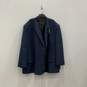 NWT Synrgy Performance Mens Blue Two-Button Blazer Suit Jacket Size 64R image number 1