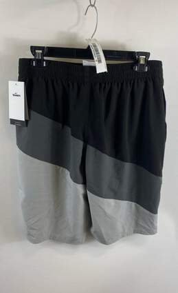 NWT Nike Mens Black Colorblock 4-Way Stretch Swim Trunks Shorts Size Medium alternative image