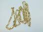 14K Yellow Gold Figaro Chain Necklace 4.9g image number 2