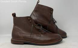 Ben Sherman Mens Birk Brown Leather Round Toe Lace-Up Chukka Boots Size 13 alternative image