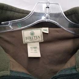 Beretta Green Lana Wool Jacket Size 3XL alternative image