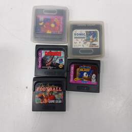 Bundle of 5 Assorted Sega Game Gear Video Games