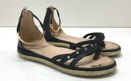 Nayisa India Moda Ankle Strap Rhinestone Sandals Shoes Size 38