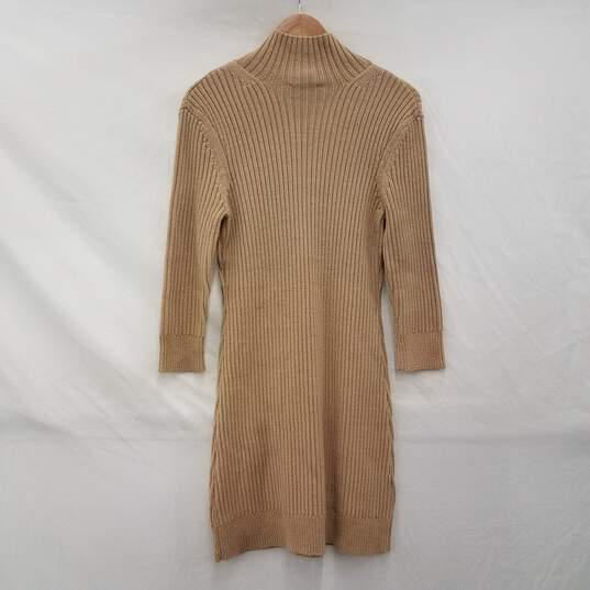 Club Monaco Beige Wool Sweater Dress NWT Size Large image number 3